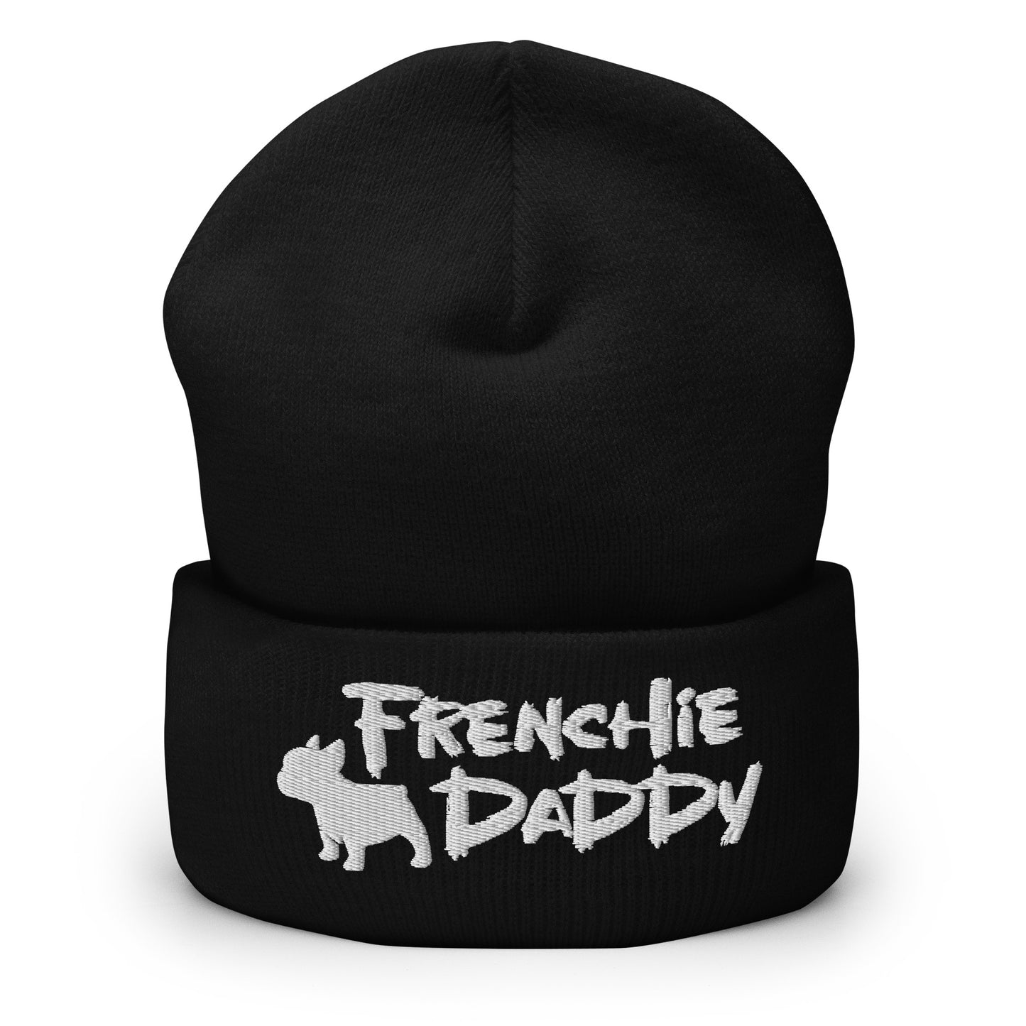 Frenchie Daddy Cuffed Beanie