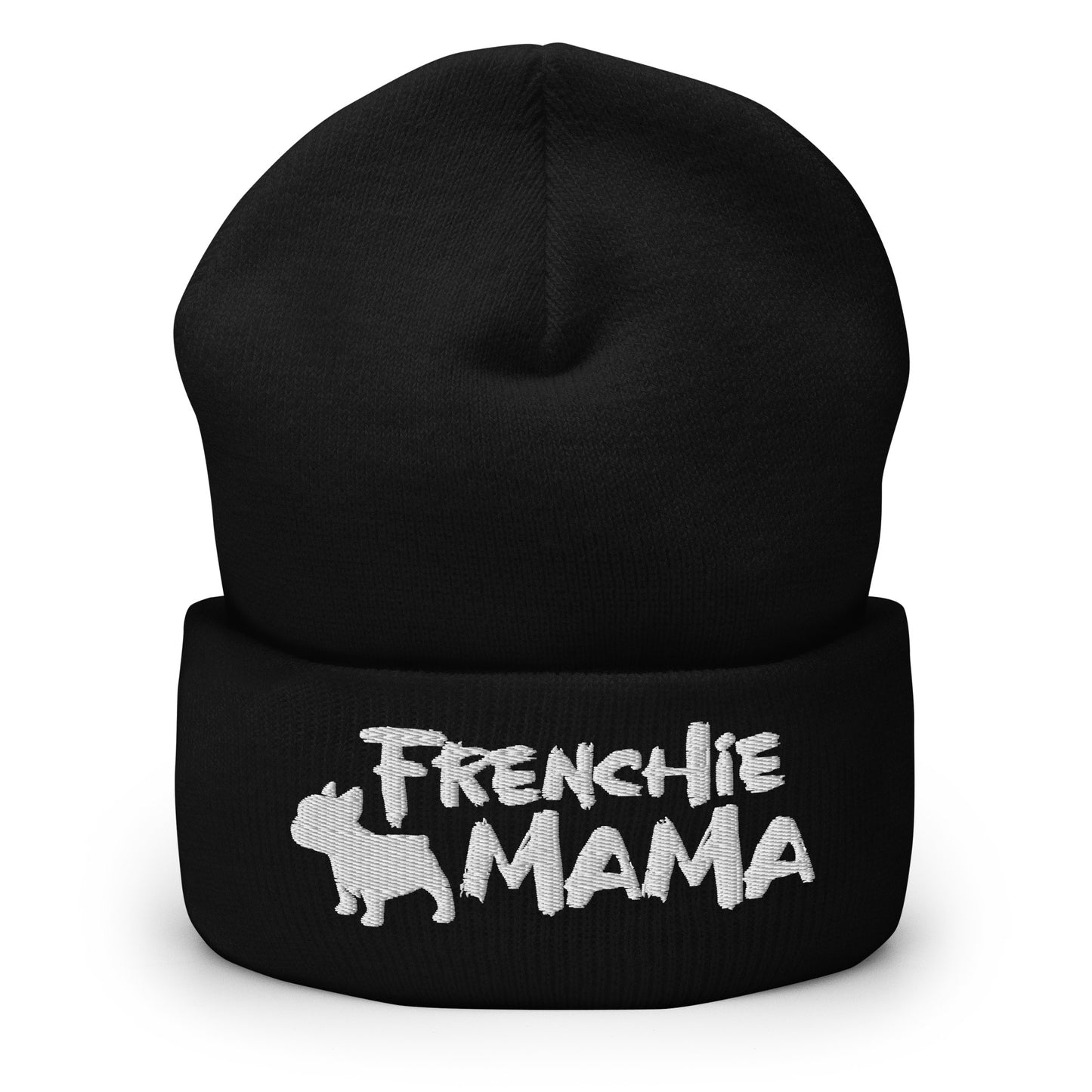 Frenchie Mama Cuffed Beanie