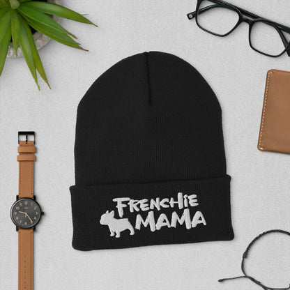 Frenchie Mama Cuffed Beanie