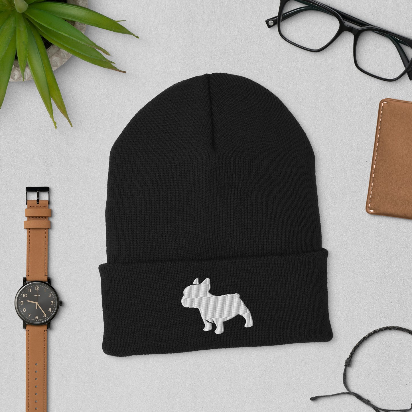 Frenchie Cuffed Beanie