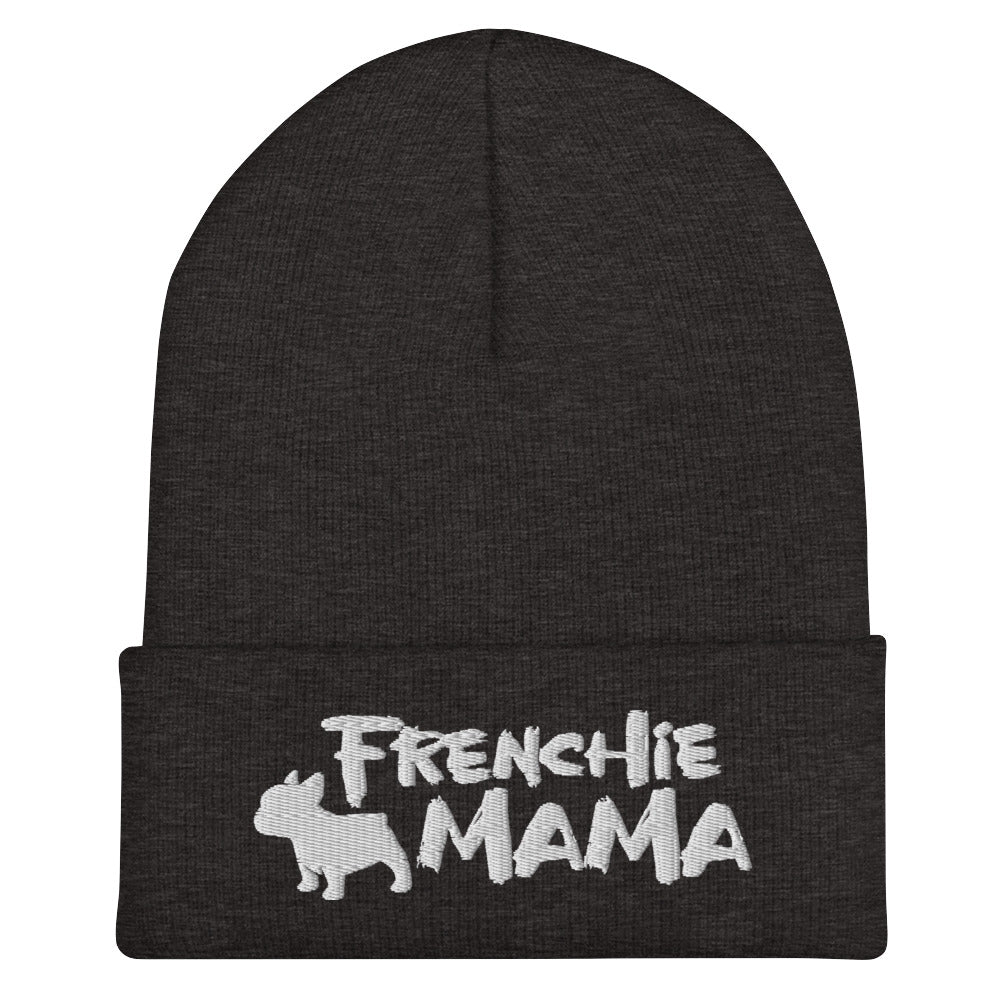 Frenchie Mama Cuffed Beanie