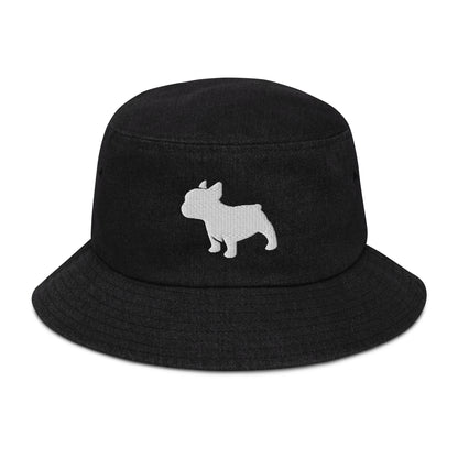 Frenchie Denim Bucket Hat