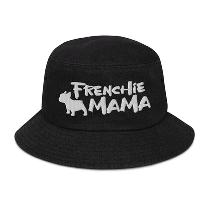 Frenchie Mama Denim Bucket Hat