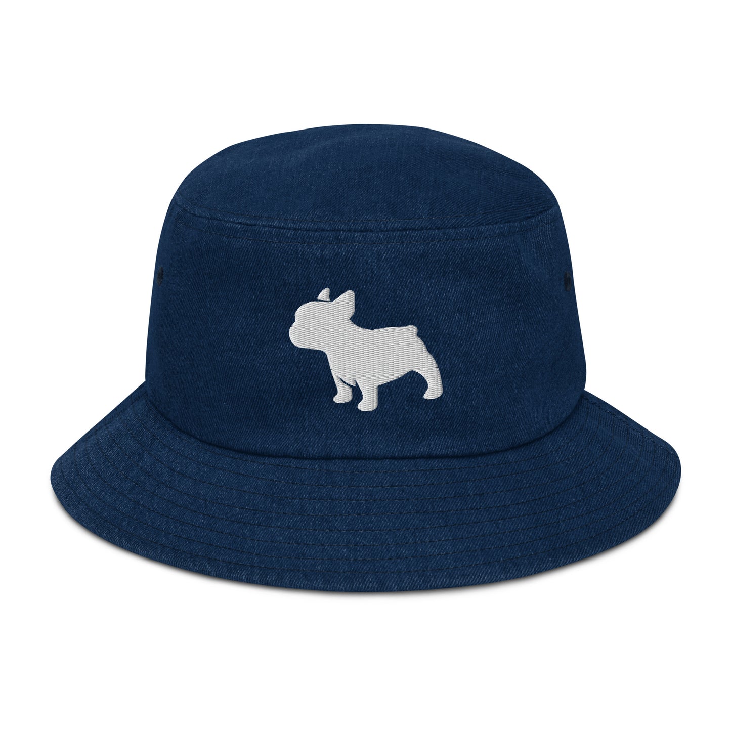 Frenchie Denim Bucket Hat