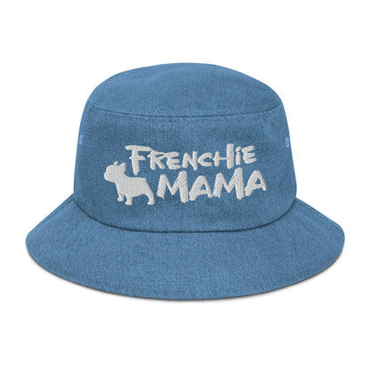 Frenchie Mama Denim Bucket Hat