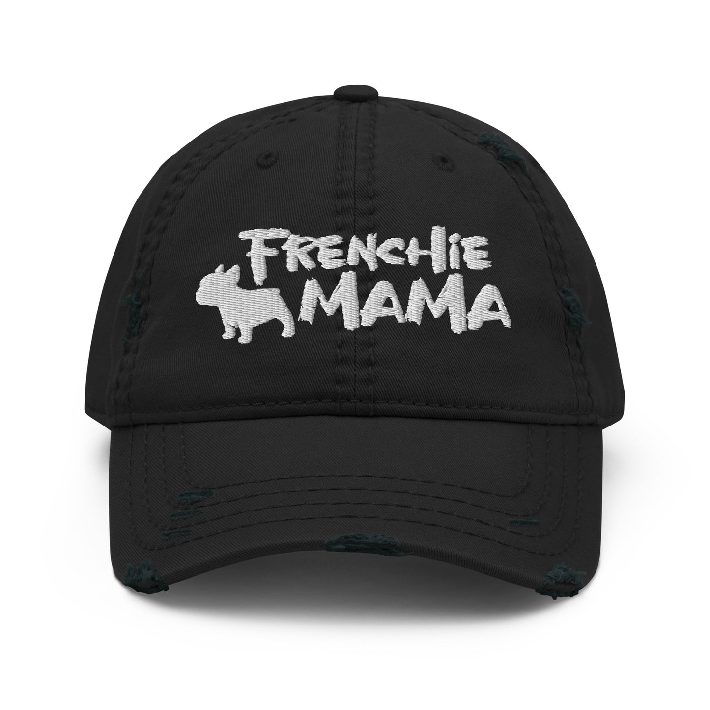 Frenchie Mama Distressed Dad Hat