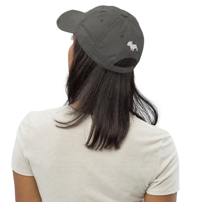 Frenchie Mama Distressed Dad Hat