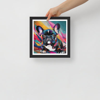 Brindle Blaze Framed Poster