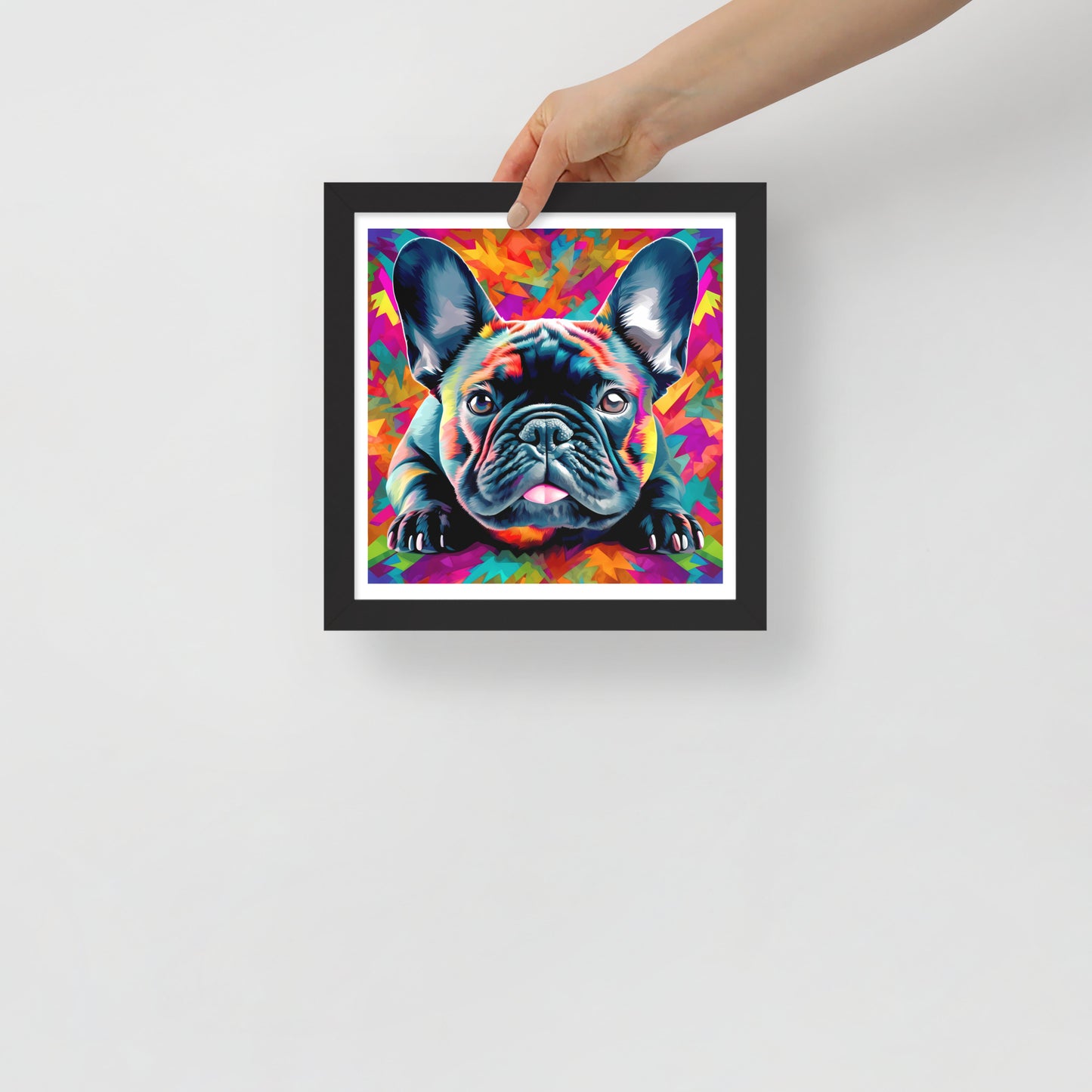 Kaleidoscope Canine Framed Poster