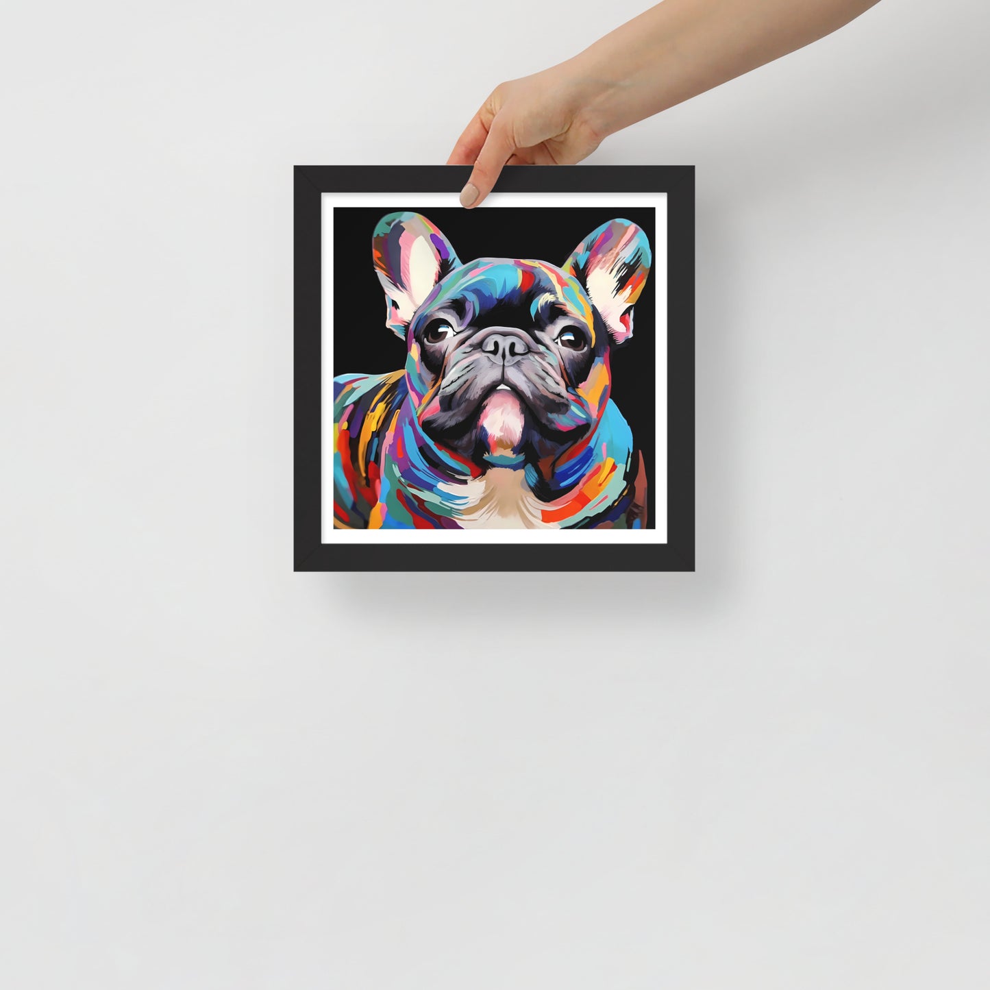 Brindle Spectacle Framed Poster