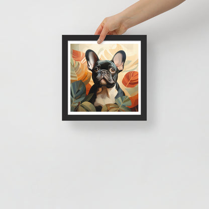 Boho Brindle Framed Poster