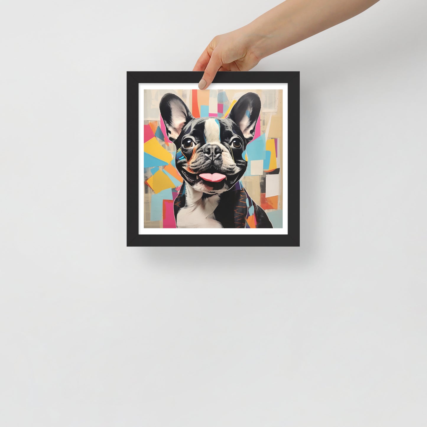 Collage Canine Framed Poster