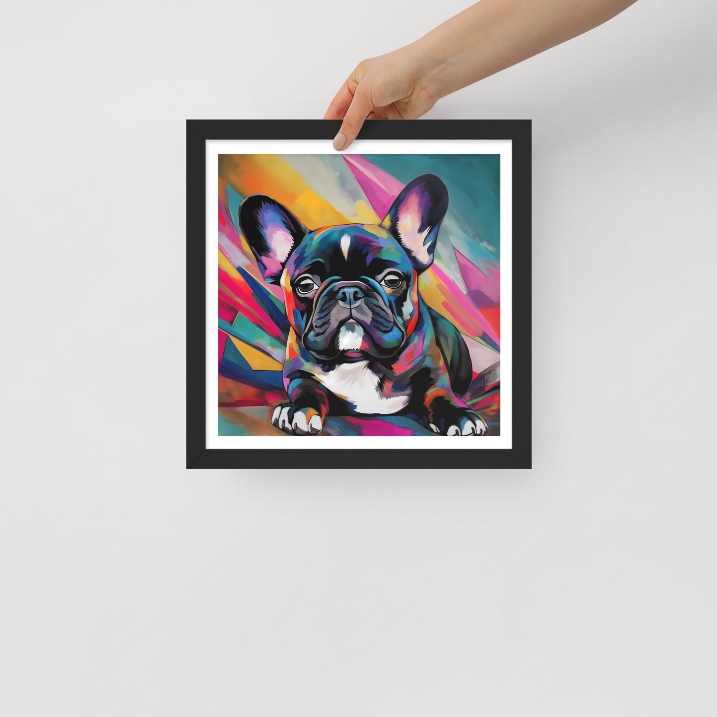 Brindle Blaze Framed Poster