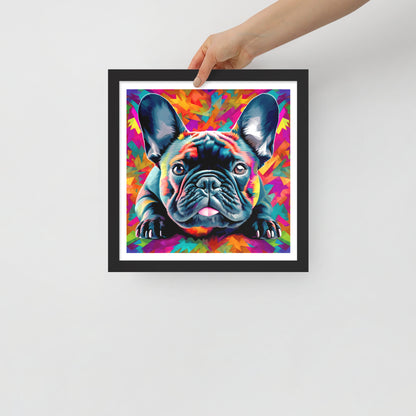 Kaleidoscope Canine Framed Poster