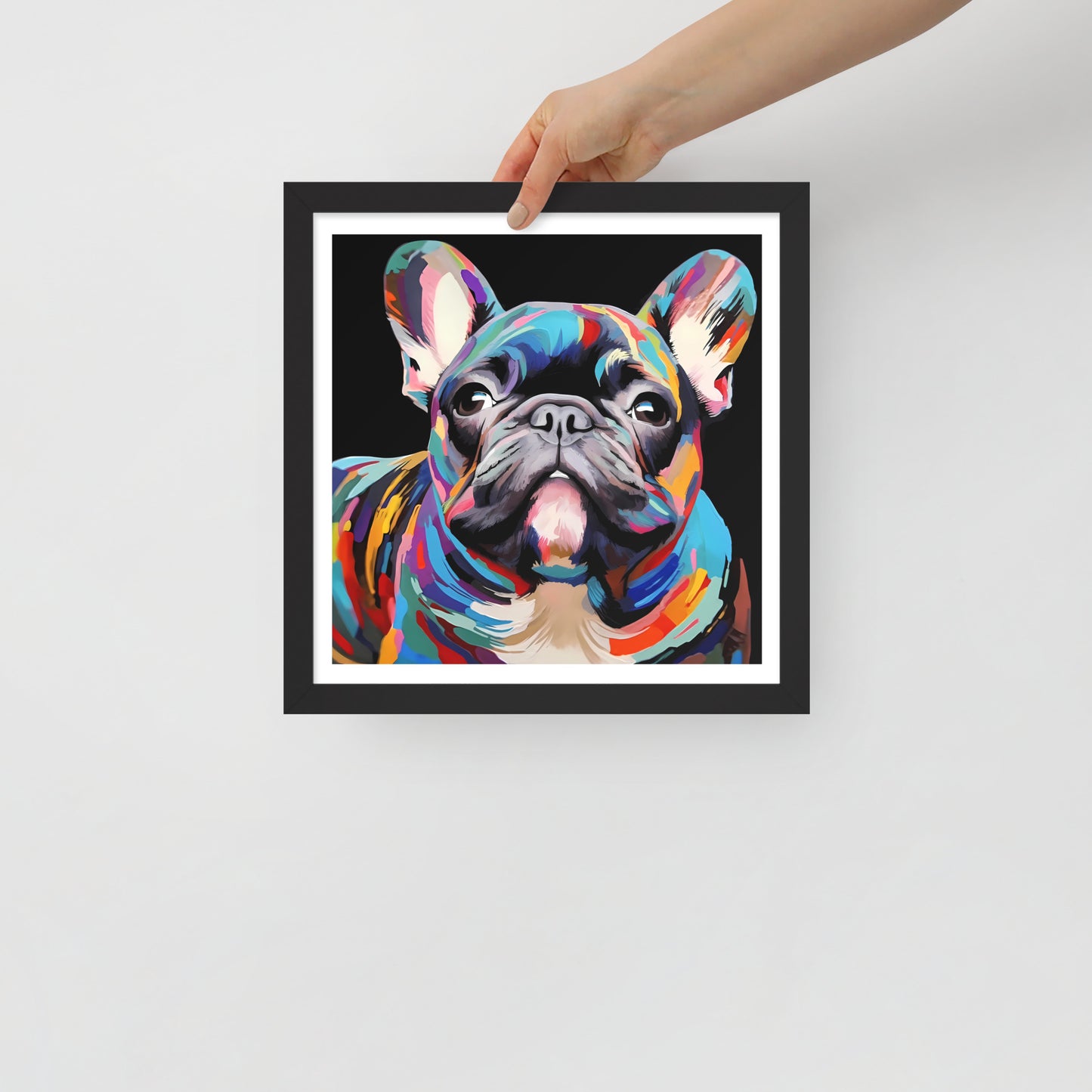 Brindle Spectacle Framed Poster