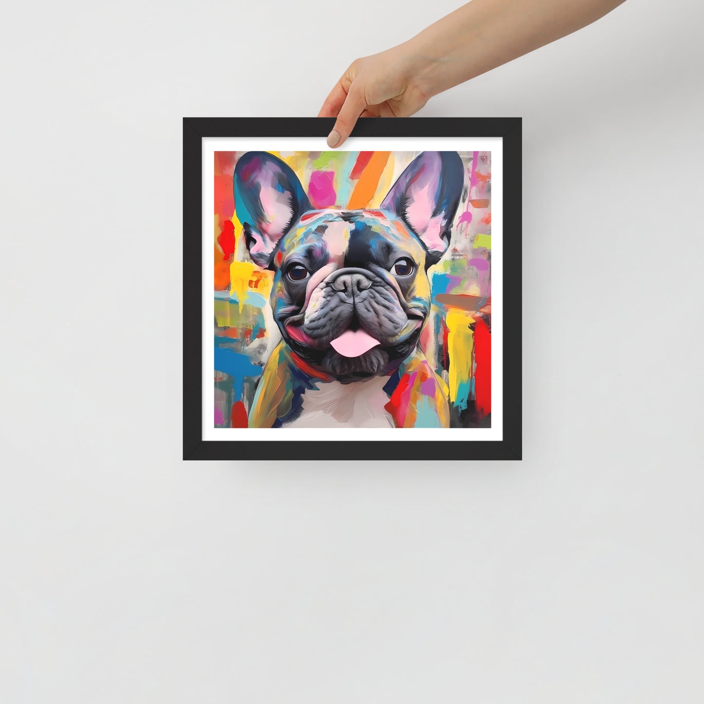 Canine Colorburst Framed Poster