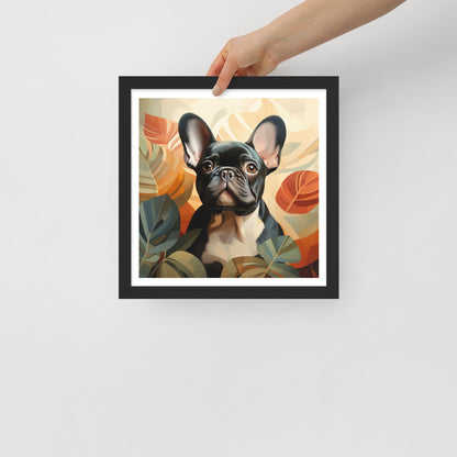 Boho Brindle Framed Poster