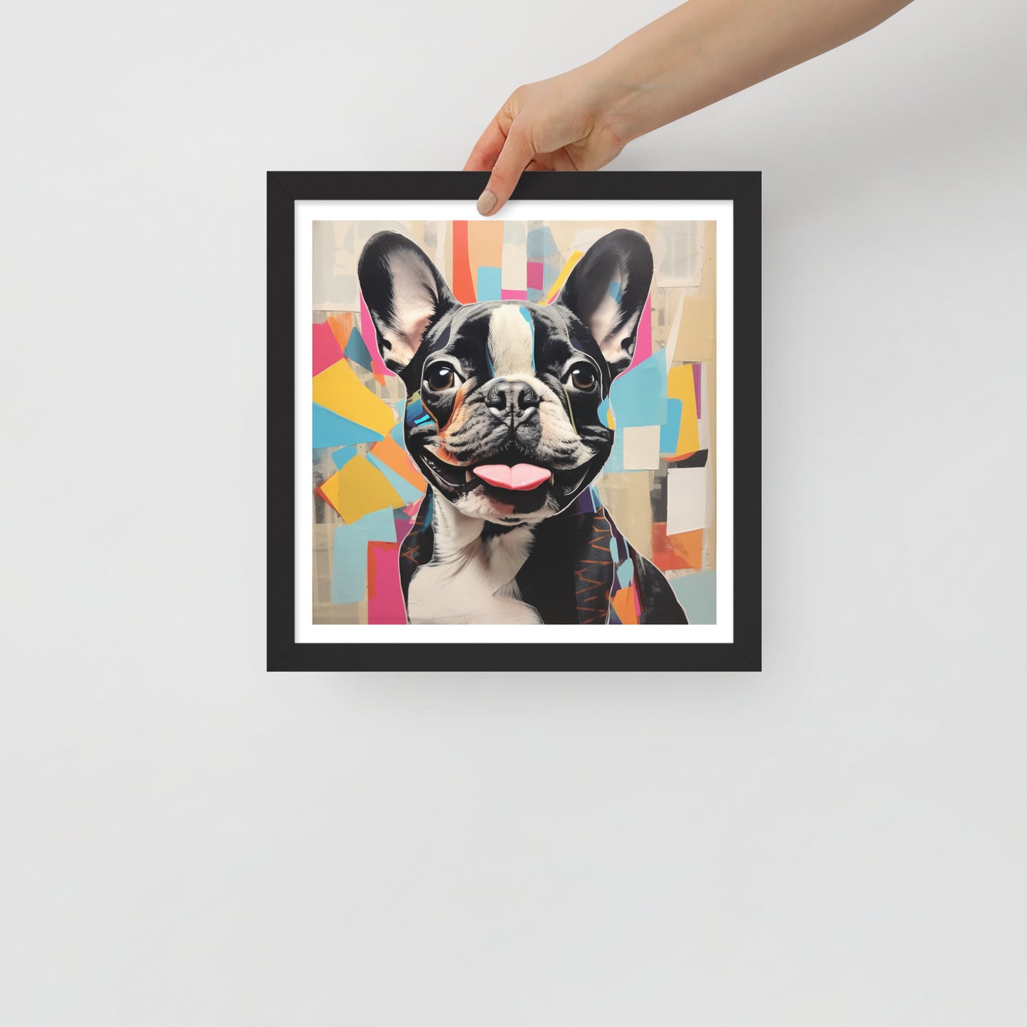 Collage Canine Framed Poster