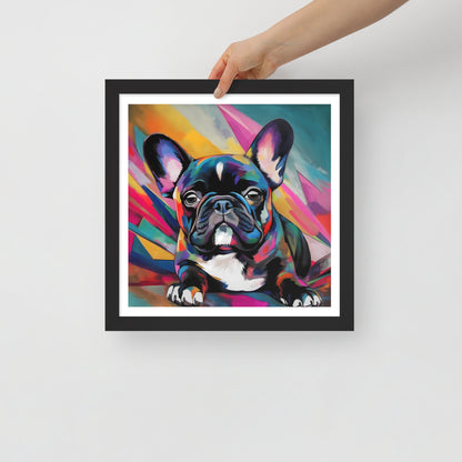 Brindle Blaze Framed Poster