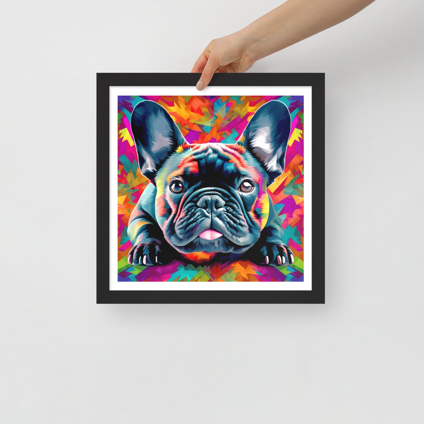 Kaleidoscope Canine Framed Poster