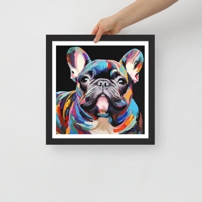 Brindle Spectacle Framed Poster