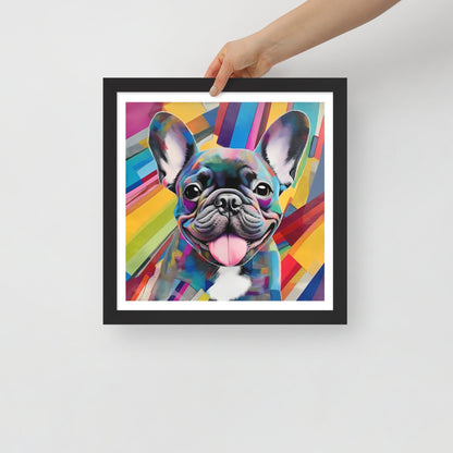 Striped Symphony Framed Poster