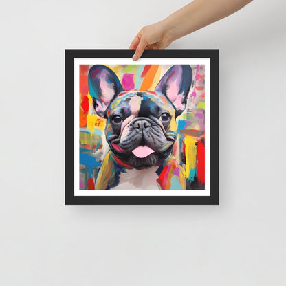 Canine Colorburst Framed Poster