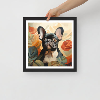 Boho Brindle Framed Poster