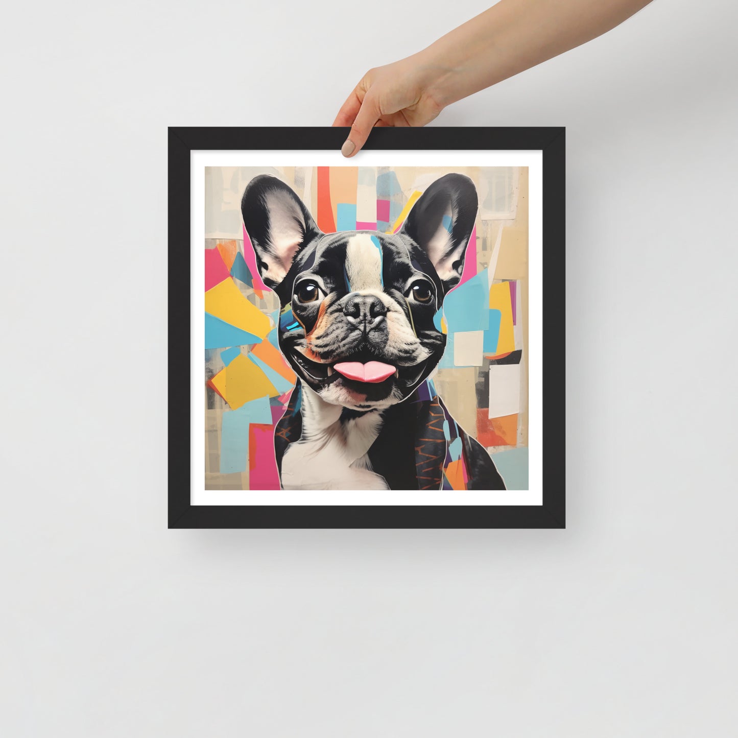 Collage Canine Framed Poster