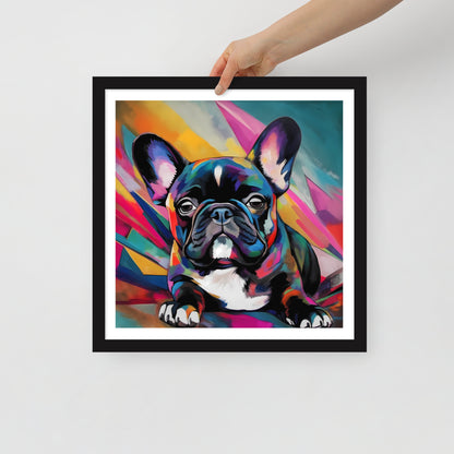 Brindle Blaze Framed Poster