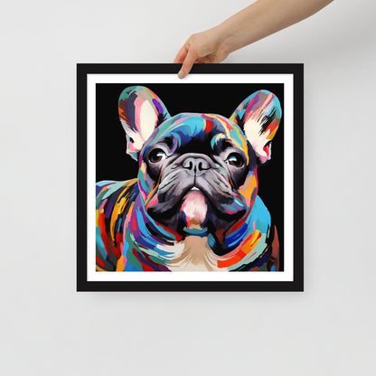 Brindle Spectacle Framed Poster