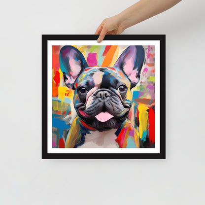 Canine Colorburst Framed Poster