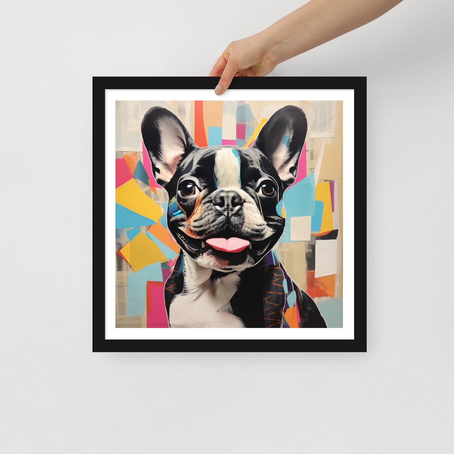 Collage Canine Framed Poster