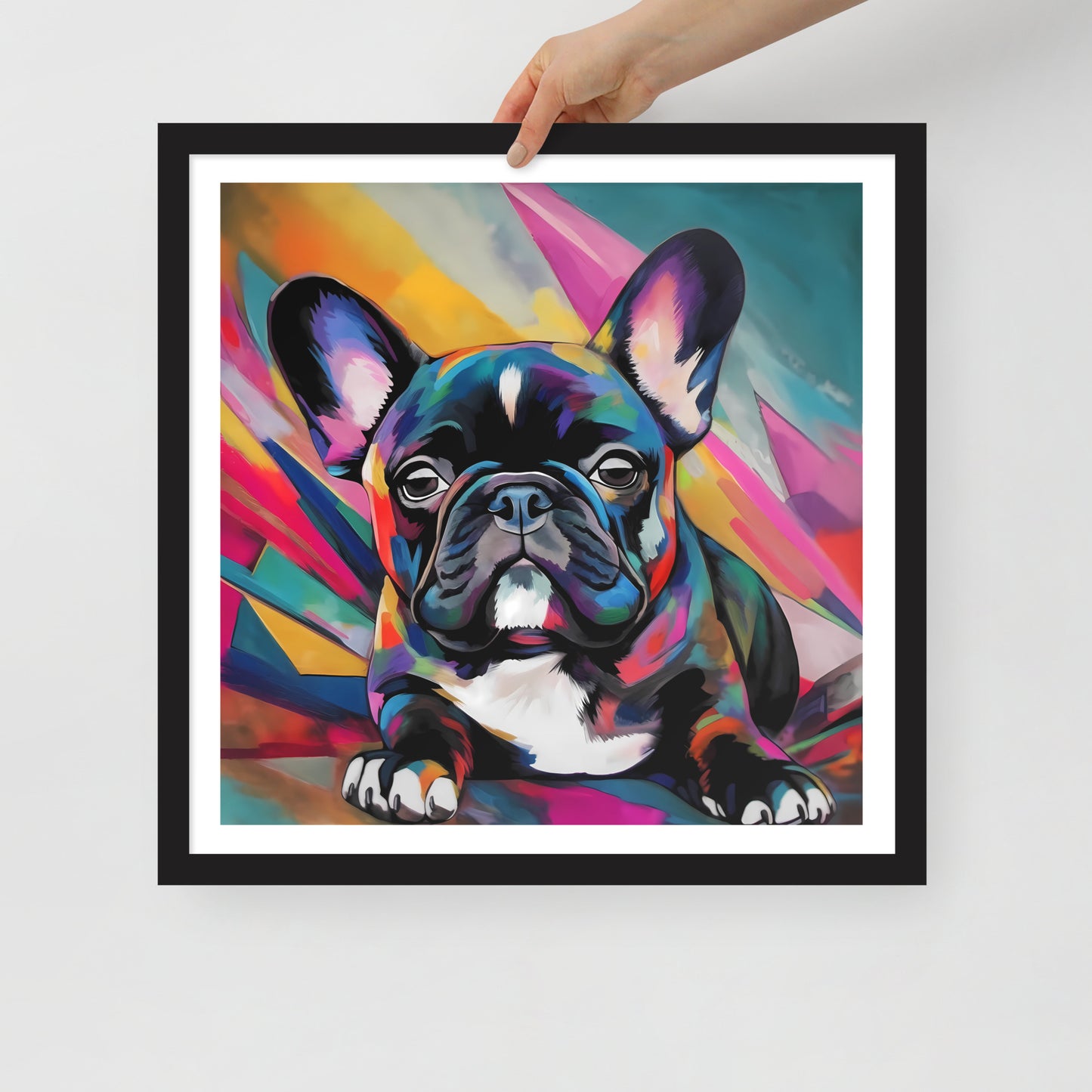 Brindle Blaze Framed Poster