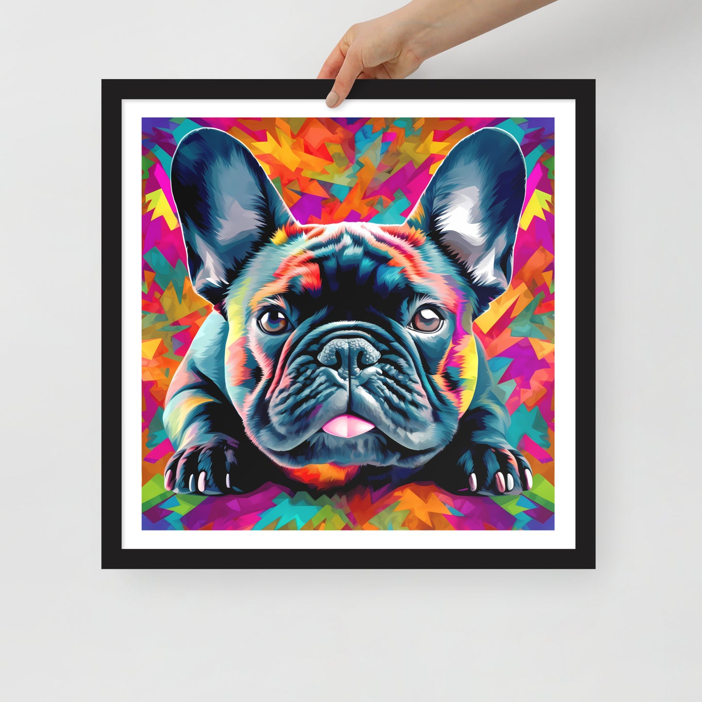 Kaleidoscope Canine Framed Poster