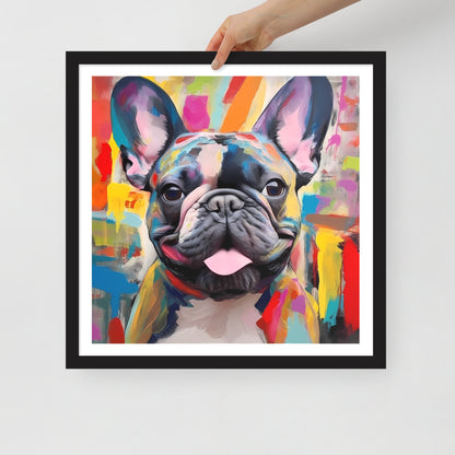 Canine Colorburst Framed Poster