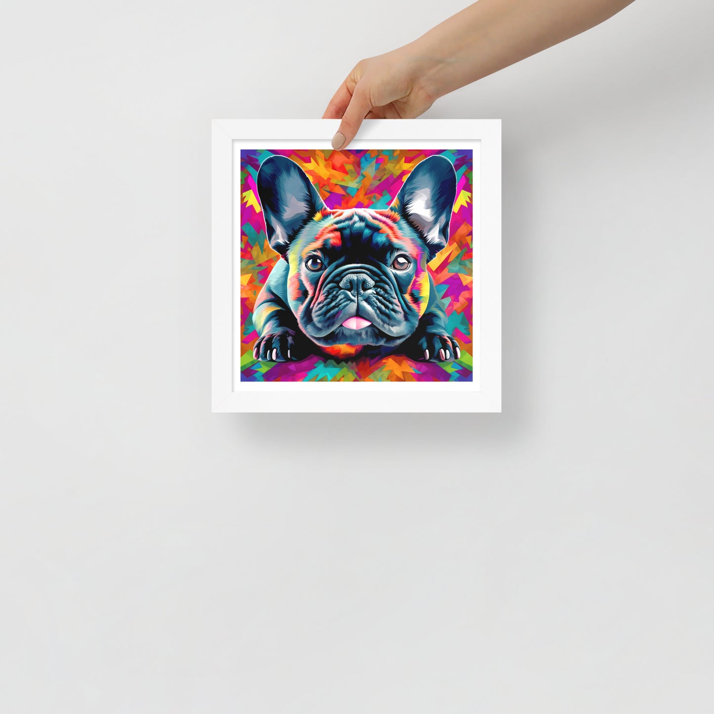 Kaleidoscope Canine Framed Poster