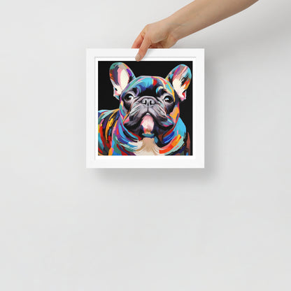 Brindle Spectacle Framed Poster