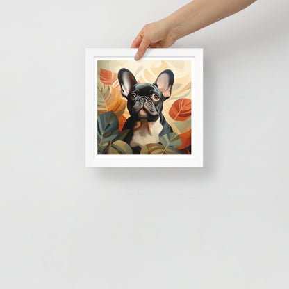 Boho Brindle Framed Poster