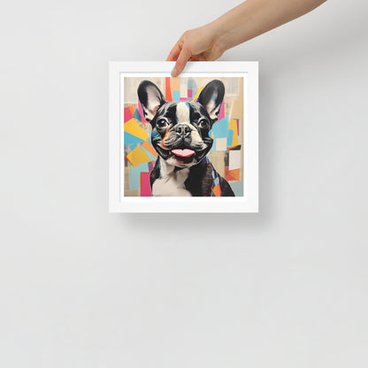 Collage Canine Framed Poster