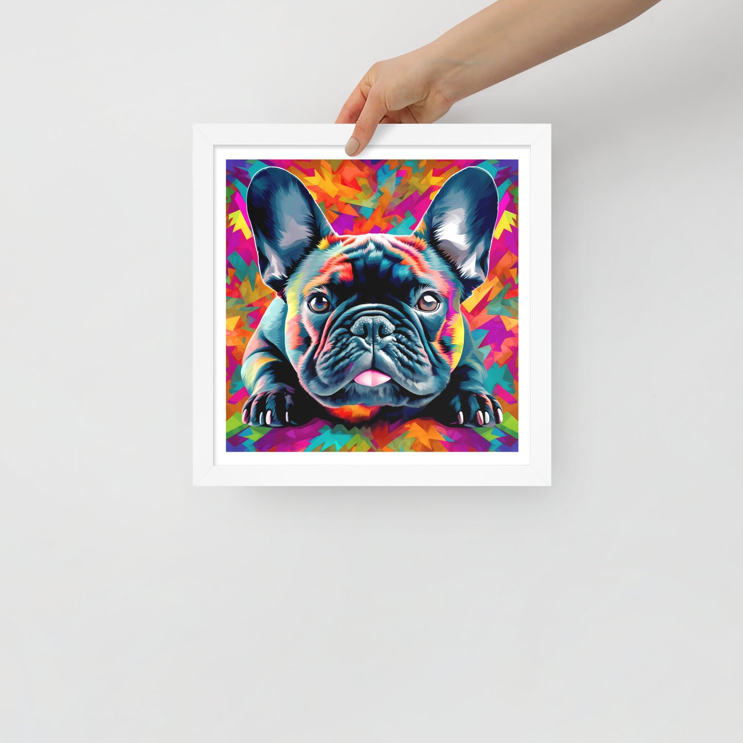 Kaleidoscope Canine Framed Poster