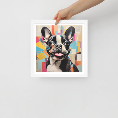 Collage Canine Framed Poster