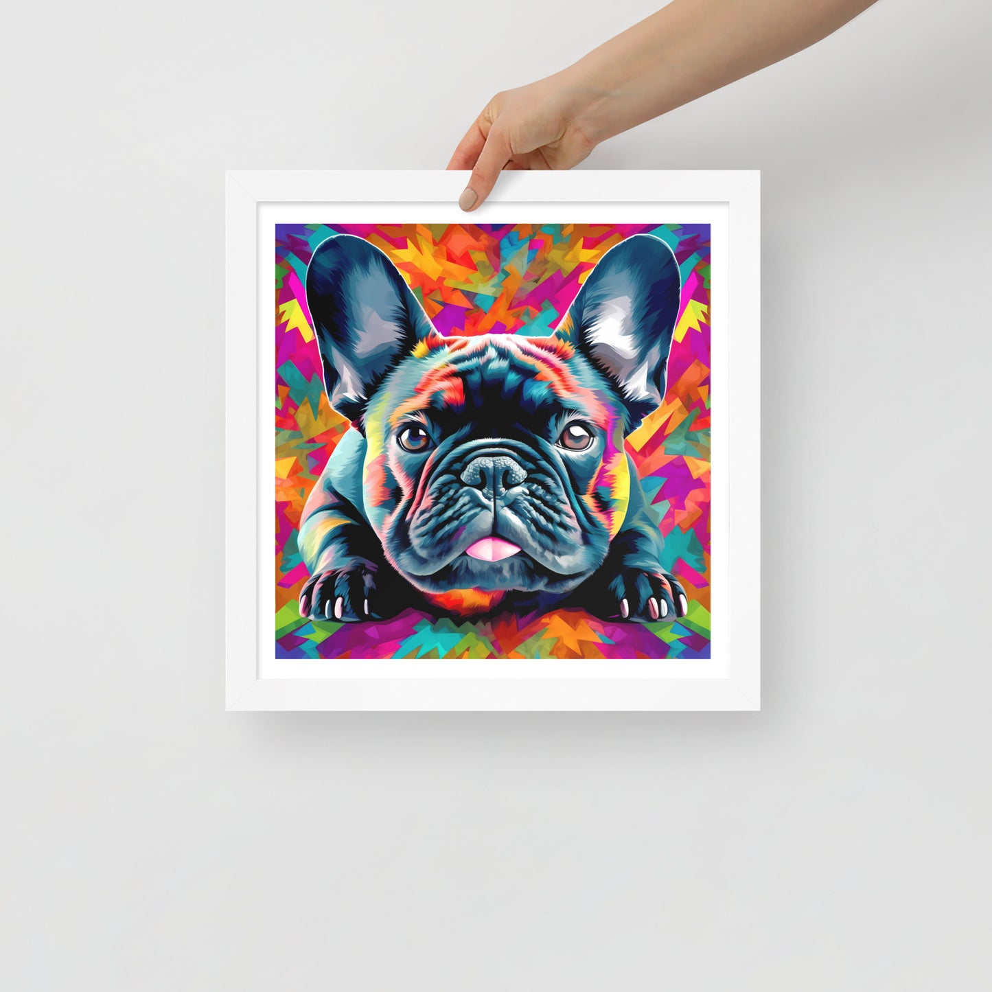 Kaleidoscope Canine Framed Poster