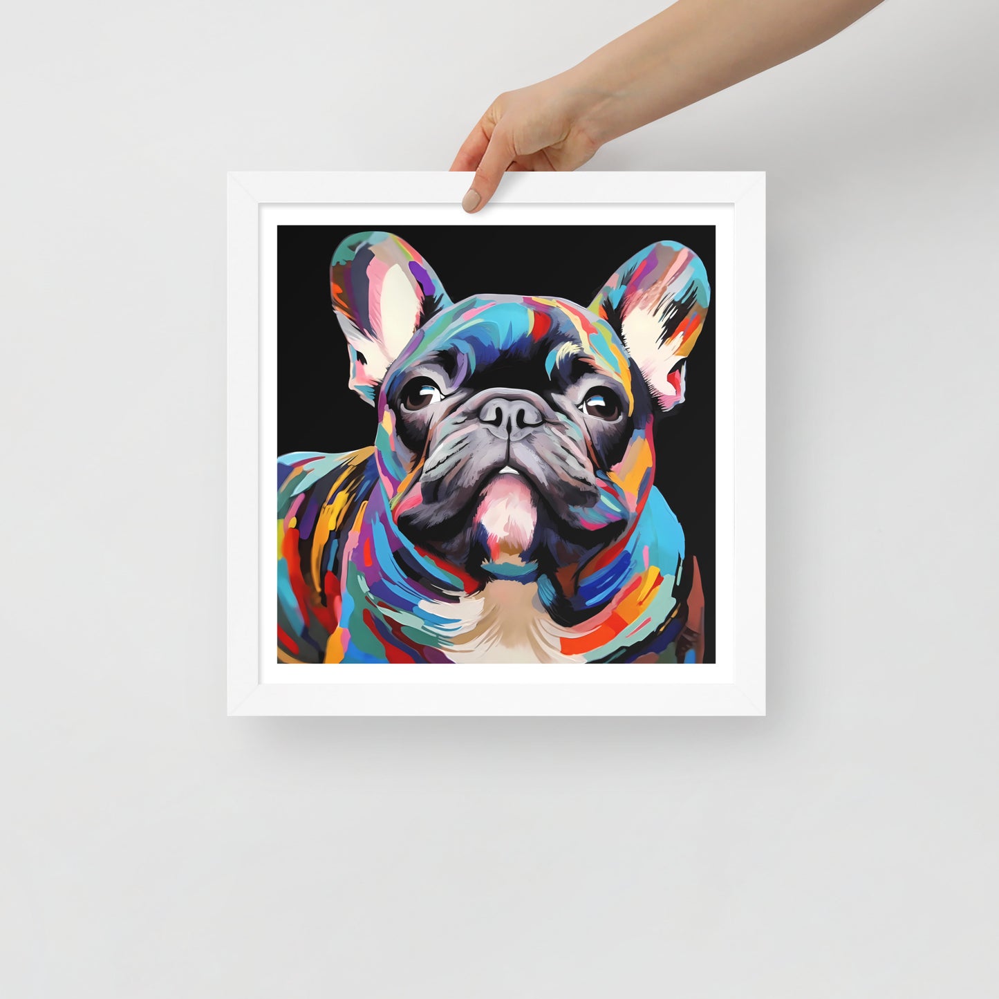 Brindle Spectacle Framed Poster