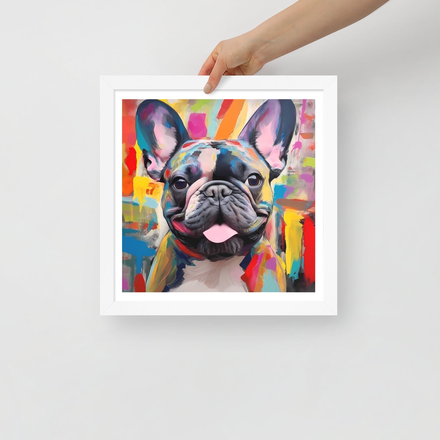 Canine Colorburst Framed Poster