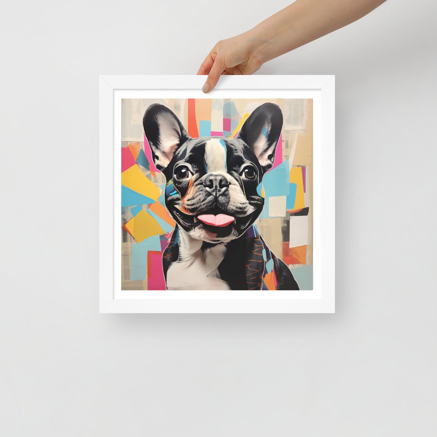 Collage Canine Framed Poster