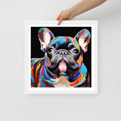 Brindle Spectacle Framed Poster