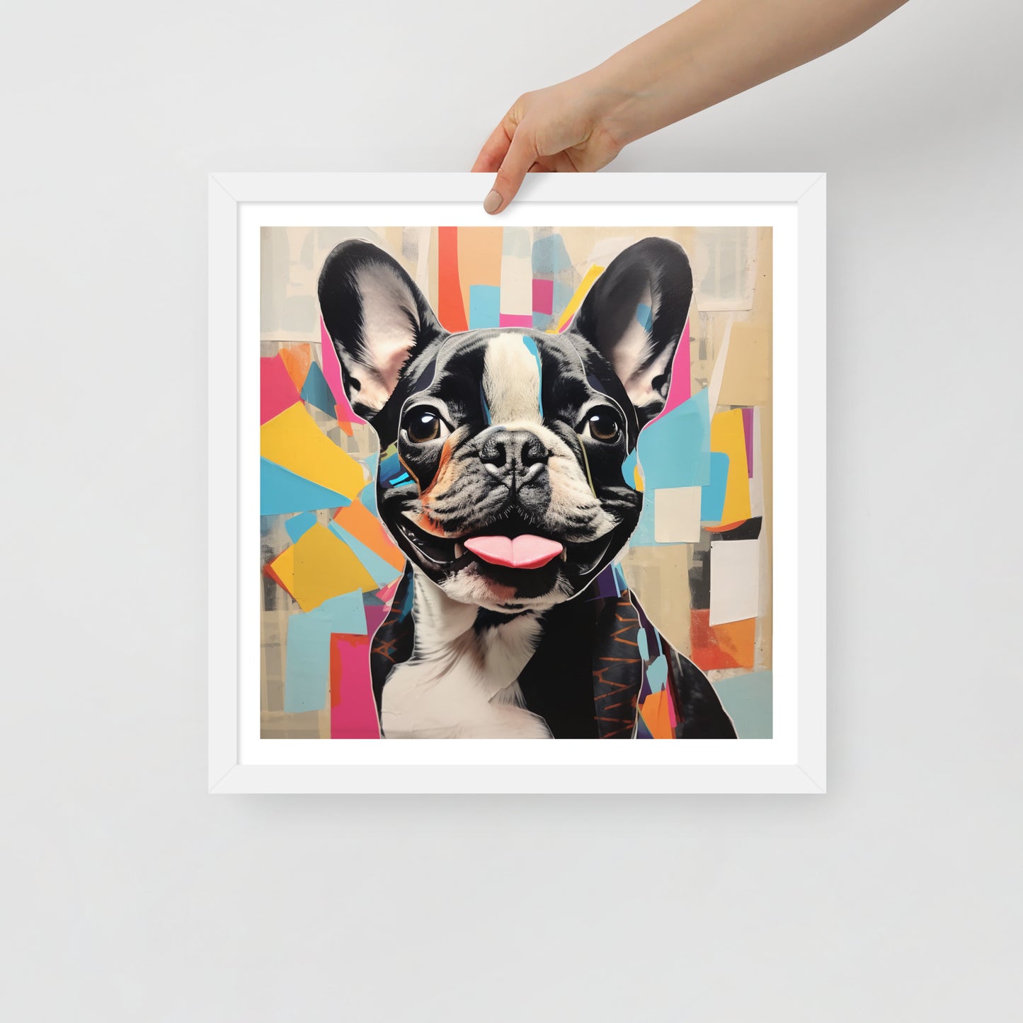 Collage Canine Framed Poster