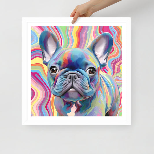 Pawsome Psychedelia Framed Poster