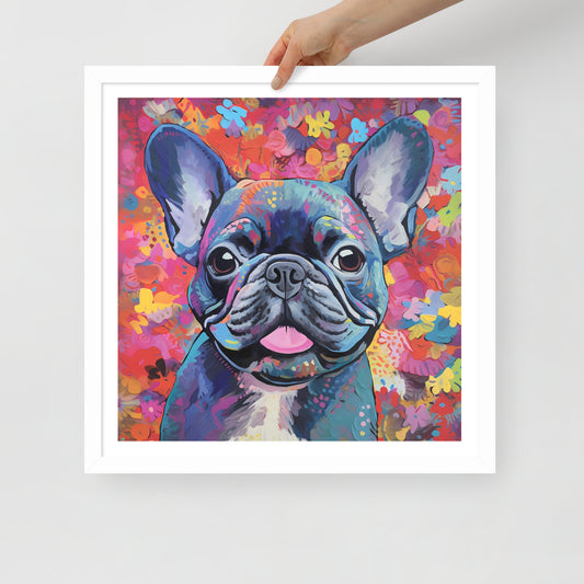 Petal Pooch Framed Poster